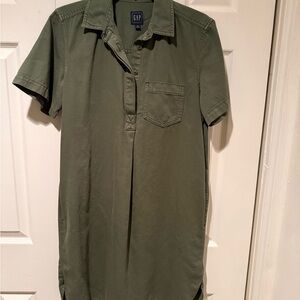 GAP Khaki Green Casual Dress